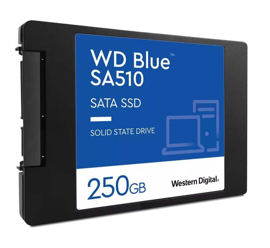 Blue SA510 | 250GB SATA SSD | 2.5'' | 555MB/s Lezen | 440MB/s Schrijven