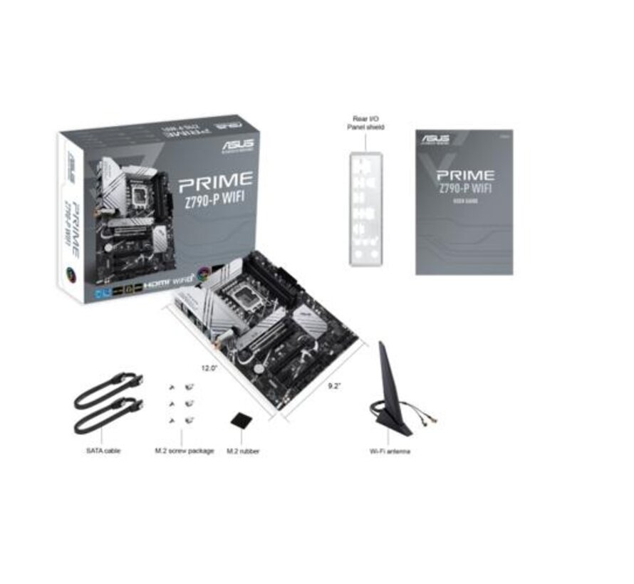 ASUS PRIME Z790-P WIFI | Socket LGA 1700 | Intel Z790 | 4xDDR5 | ATX | Moederbord