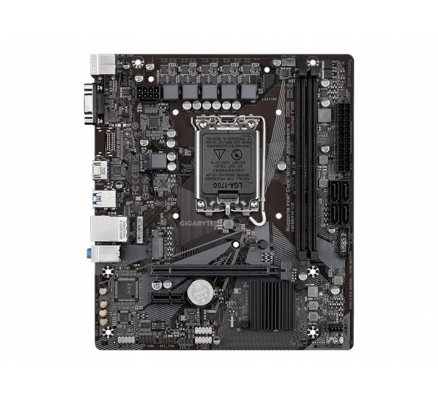 H610M H V2 | Socket LGA 1700 | Intel H610 | 2xDDR5 | Micro-ATX | Moederbord
