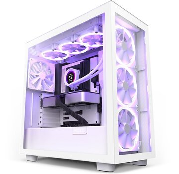 NZXT H7 Elite RGB | Midi Tower Case | Wit | OPEN BOX (refurbished)