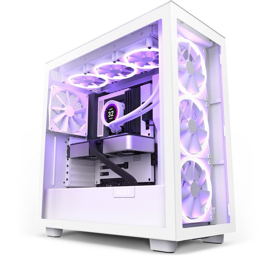 H7 Elite RGB | Midi Tower Case | Wit | OPEN BOX (refurbished)