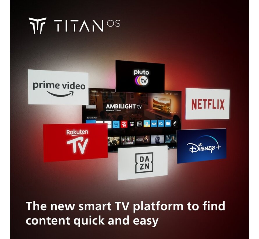 The One 75PUS8949/12 | 75'' Ultra HD 4K | LED Ambilight Smart TV | Wifi | Titan OS | HDR10+ | 144Hz