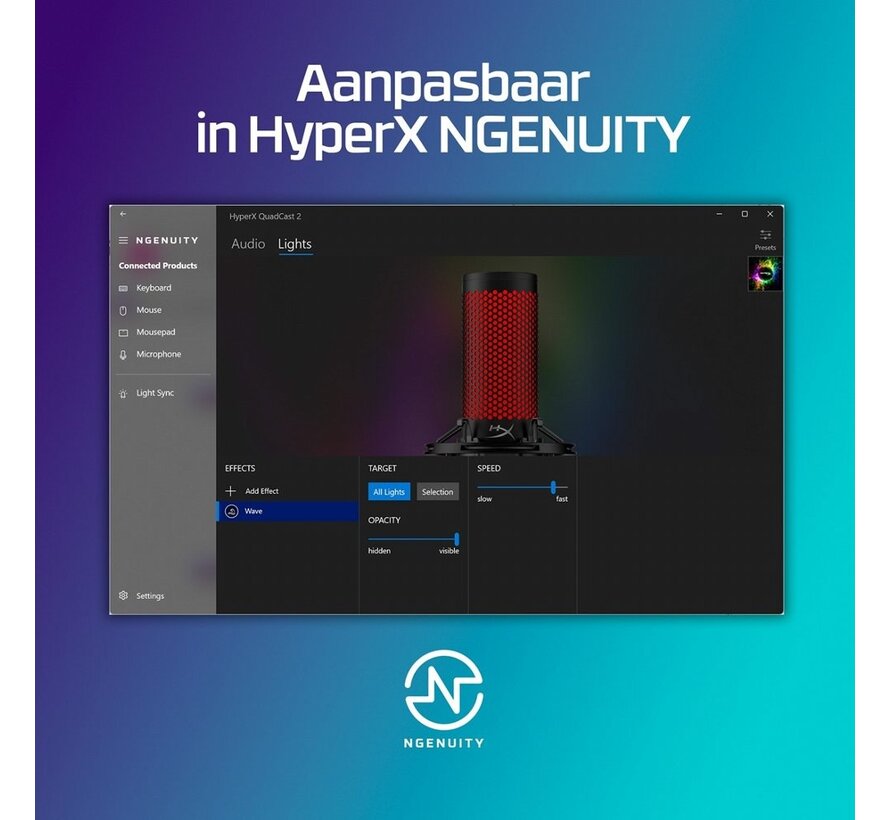HP 872V1AA | USB Microfoon | Voor Podcasting | Zwart