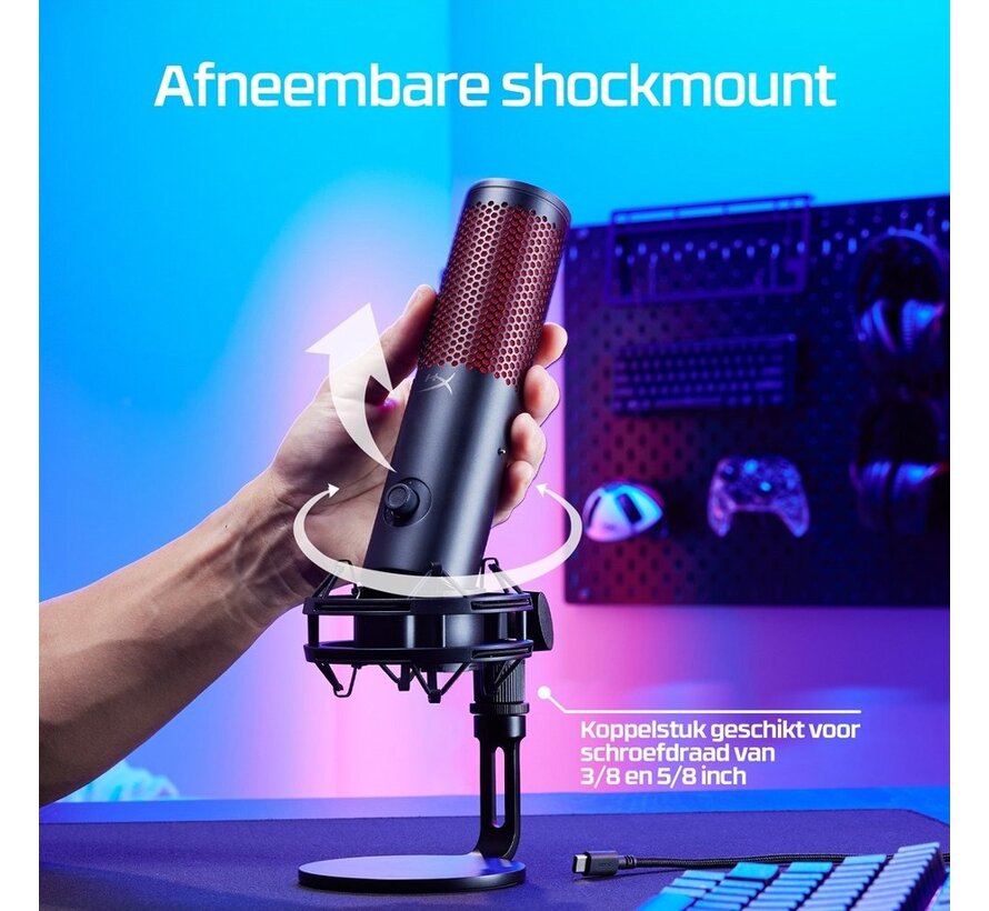 HP 872V1AA | USB Microfoon | Voor Podcasting | Zwart