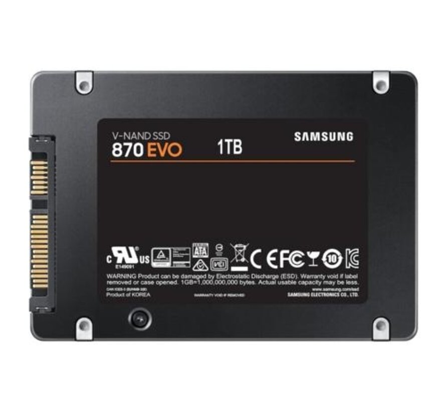 870 | 1TB SATA SSD | 2.5'' | 560MB/s Lezen | 530MB/s Schrijven