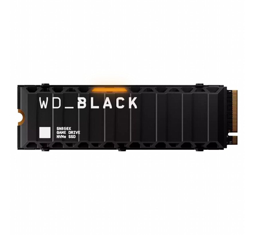 Black SN850X | 8TB NVMe SSD | M.2 Gen4 | 7.200MB/s Lezen | 6.600MB/s Schrijven | Heatsink