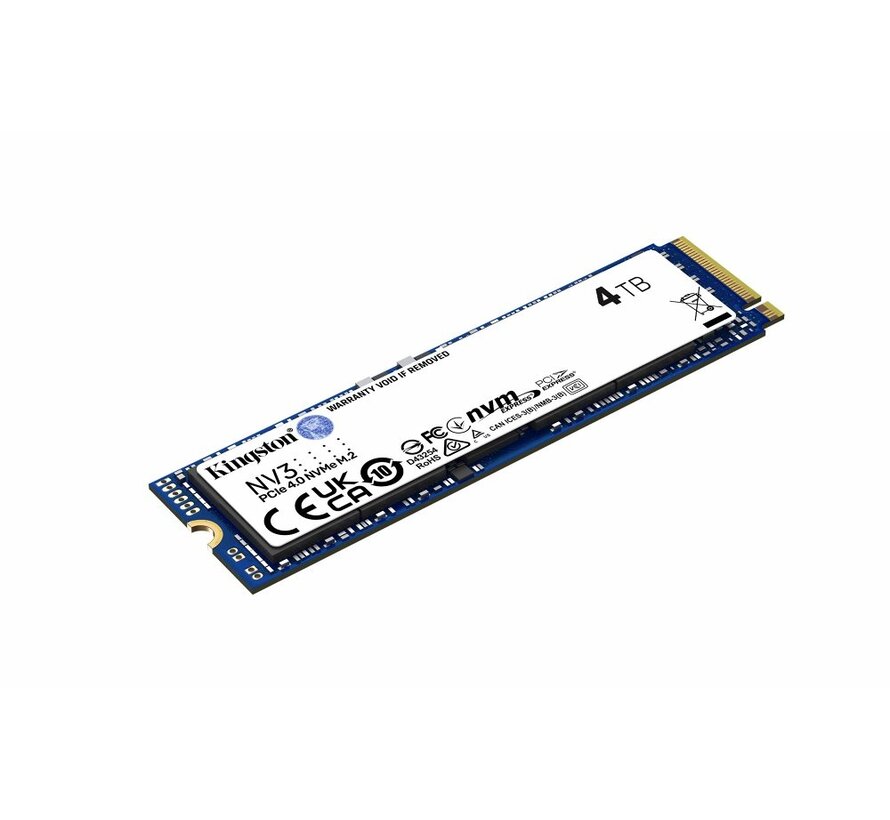 NV3 | 4TB NVMe SSD | M.2 | Gen4 | 6.000MB/s Lezen | 5.000MB/s Schrijven