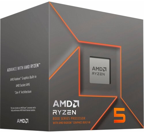 AMD Ryzen 5 8500G | 6 Core | 3,5GHz (5GHz Turbo) | AM5 | Processor | CPU