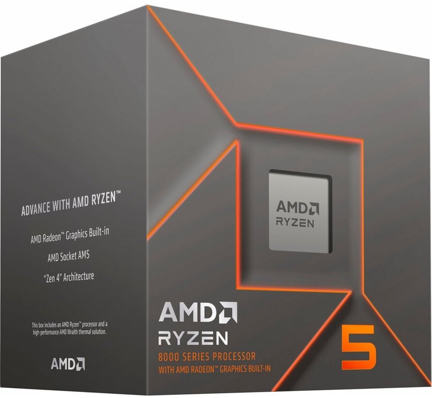 Ryzen 5 8500G | 6 Core | 3,5GHz (5GHz Turbo) | AM5 | Processor | CPU