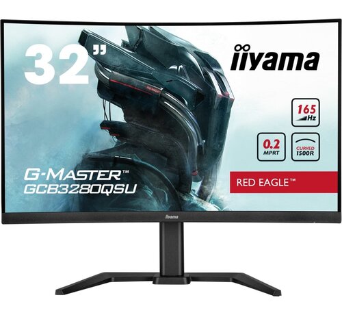 Iiyama iiyama G-MASTER GCB3280QSU-B1 | 31.5" Monitor | 2560 x 1440 | QHD | LED | Zwart