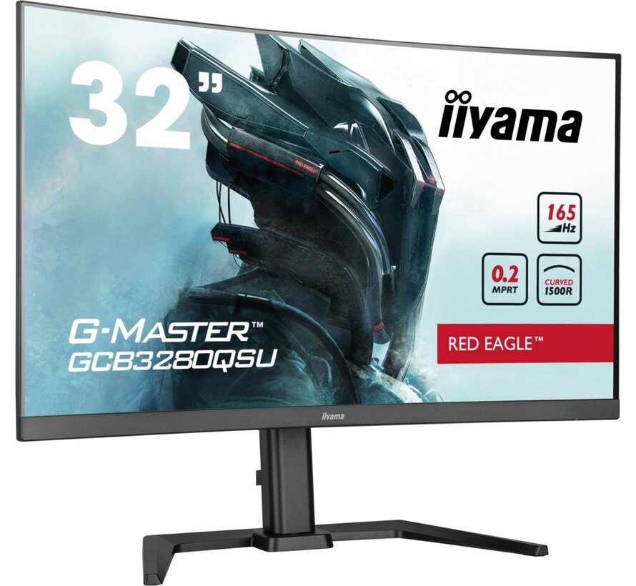 iiyama G-MASTER GCB3280QSU-B1 | 31.5" Monitor | 2560 x 1440 | QHD | LED | Zwart