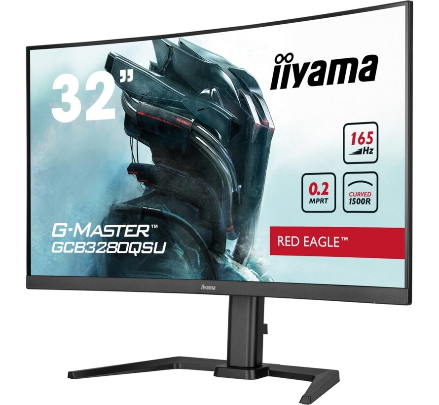 iiyama G-MASTER GCB3280QSU-B1 | 31.5" Monitor | 2560 x 1440 | QHD | LED | Zwart