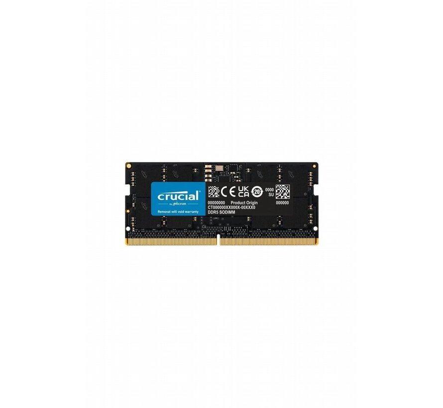 | 1x16GB DDR5 | 5600MHz | SODIMM | CL46 | Geheugenmodule | RAM