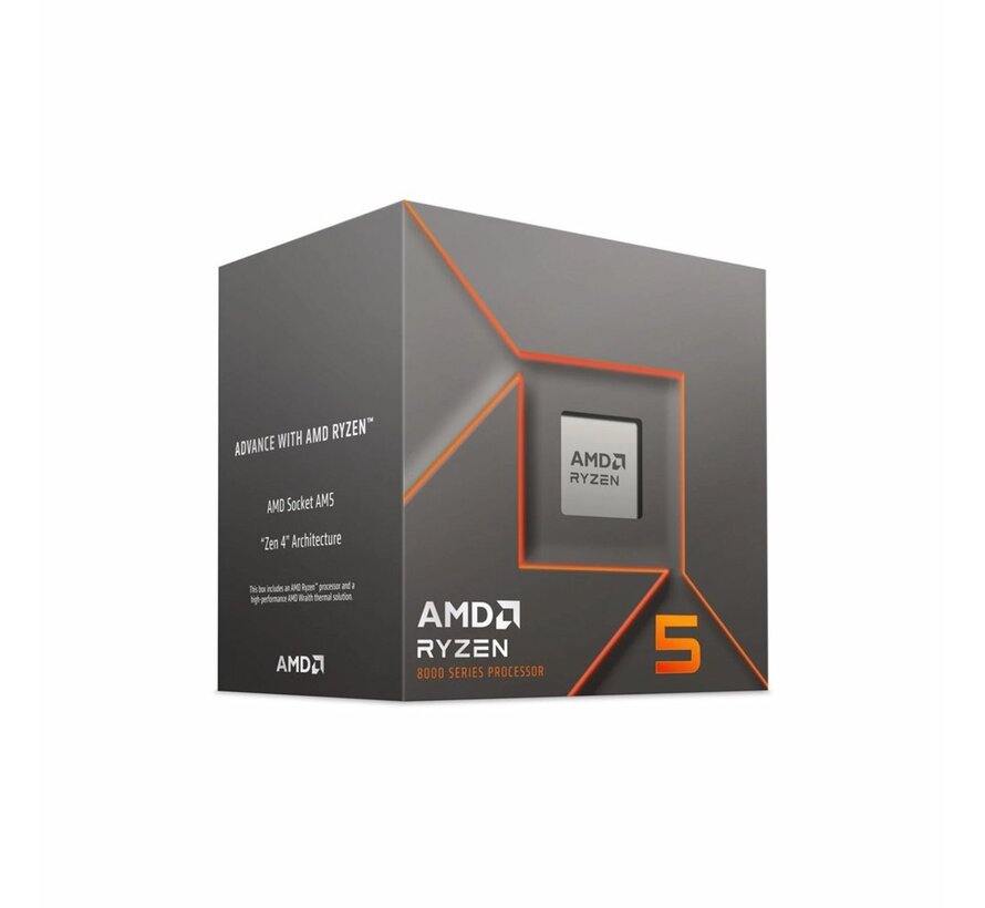 Ryzen 5 8400F | 6 Core | 4,2GHz (4,7GHz Turbo) | AM5 | Processor | CPU