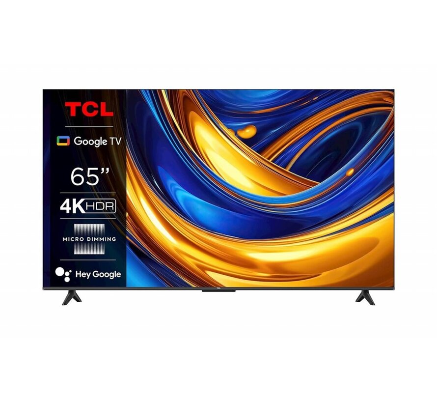 65P69B 65" | 4K Ultra HD LED Smart TV | Wifi + Google TV | HDR10 | Stijlvol Ontwerp | 60Hz
