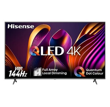 Hisense 55E7NQPRO 55" | 4K Ultra HD QLED Smart TV | VIDAA + Wifi | Dolby Vision | Local Dimming | Quantum Dot voor Levendige Kleuren | 144Hz