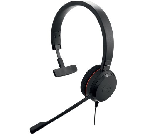 Jabra Evolve 20 UC | Bedrade On-ear Mono Headset | USB-A | Zwart