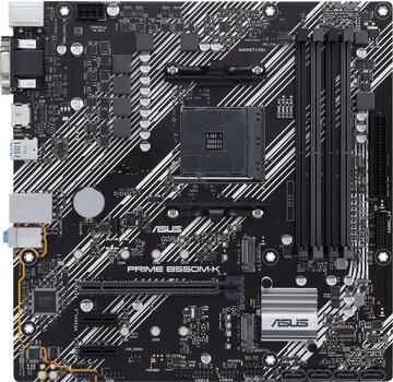 Asus ASUS PRIME B550M-K | Socket AM4 | AMD B550 | 4xDDR4 | Micro-ATX | Moederbord