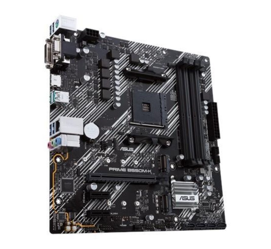 ASUS PRIME B550M-K | Socket AM4 | AMD B550 | 4xDDR4 | Micro-ATX | Moederbord