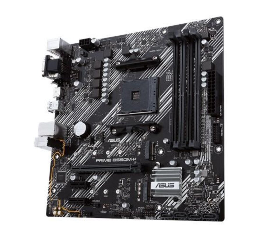 ASUS PRIME B550M-K | Socket AM4 | AMD B550 | 4xDDR4 | Micro-ATX | Moederbord
