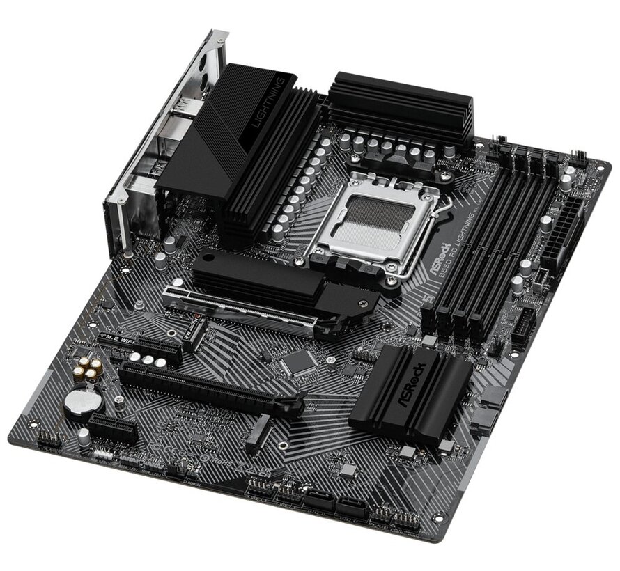 B650 PG Lightning | Socket AM5 | AMD B650 | 4xDDR5 | ATX | Moederbord | RENEWED (refurbished)