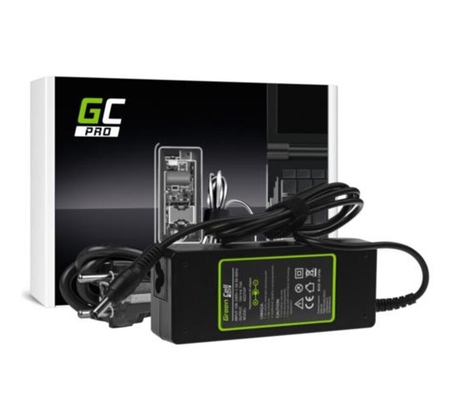 Green Cell AD27AP | 75W Laptoplader voor Toshiba | 19V 3.95A | 5.5 x 2.5 mm Connector