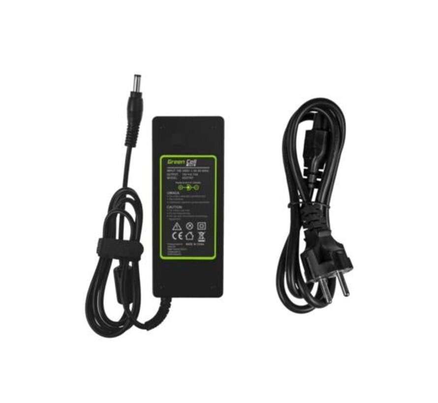 Green Cell AD27AP | 75W Laptoplader voor Toshiba | 19V 3.95A | 5.5 x 2.5 mm Connector