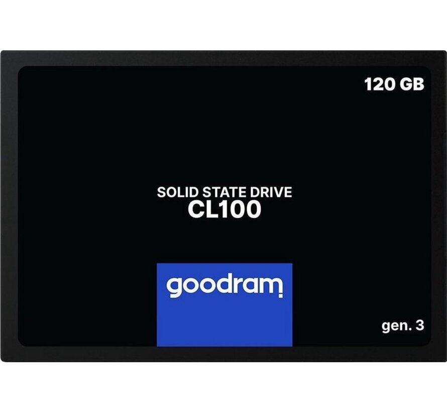 CL100 | 120GB SATA SSD | 2.5'' | 500MB/s Lezen | 360MB/s Schrijven