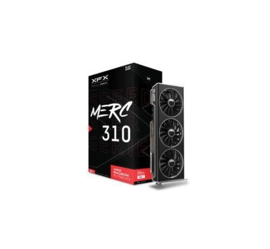 Speedster MERC 310 RX 7900 XTX Black Edition | 24GB GDDR6 VRAM | 4K Gaming | Videokaart | GPU | AMD
