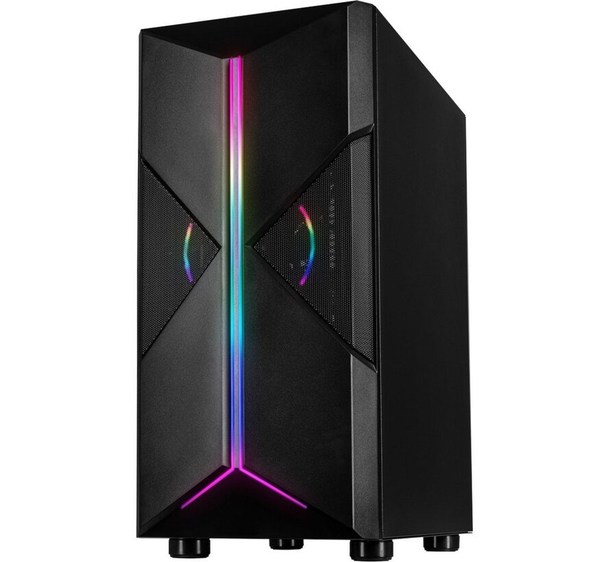 IT-3306 CAVY RGB | Tower Case | Zwart