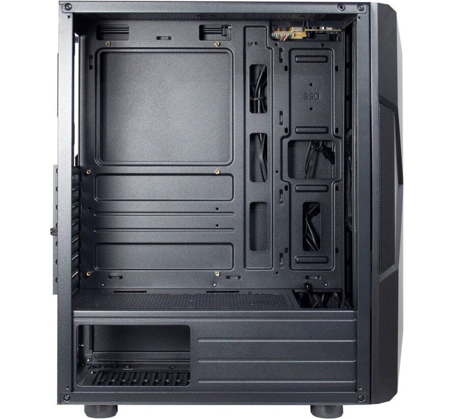 IT-3306 CAVY RGB | Tower Case | Zwart