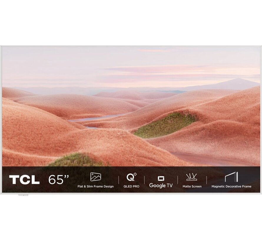 NXTFRAME 65A300W Wit 65" | Ultra HD 4K QLED Smart TV | VIDAA + Wifi | HDR10+ | Slim Design met NXTFRAME | 120Hz
