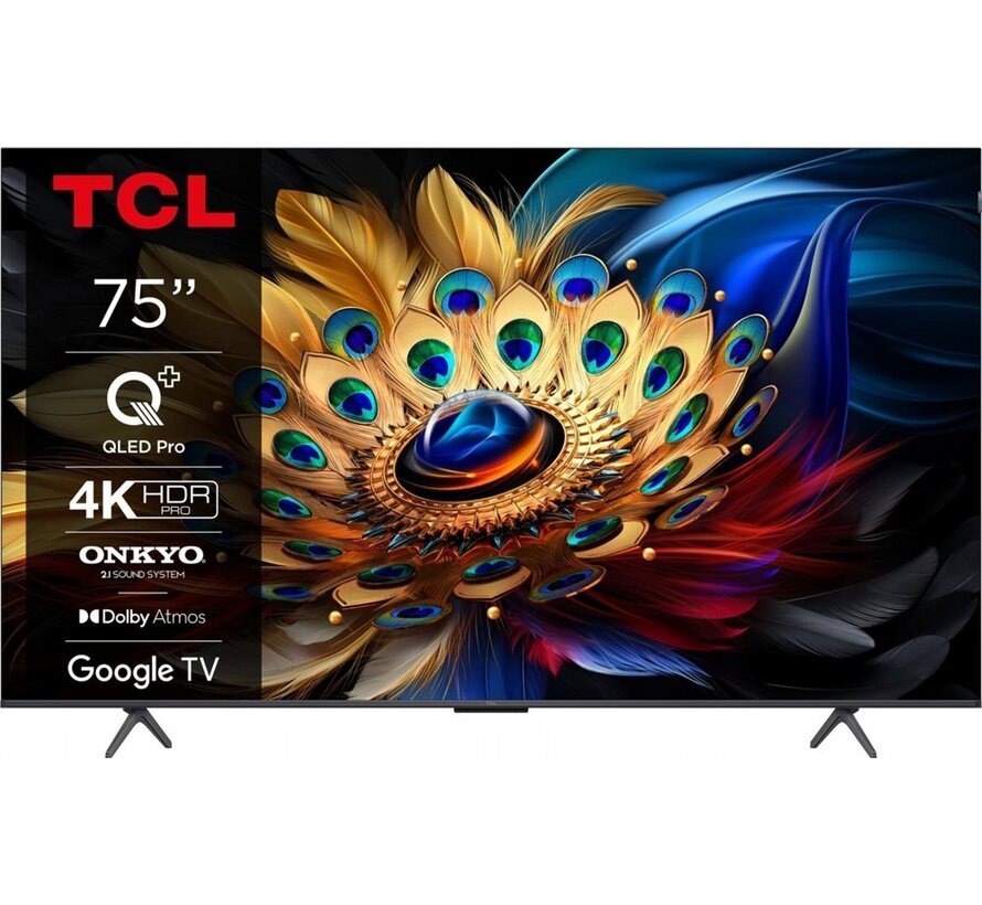 75C655 | 75'' Ultra HD 4K | QLED Smart TV | Wifi | Google TV | Dolby Vision | 60Hz