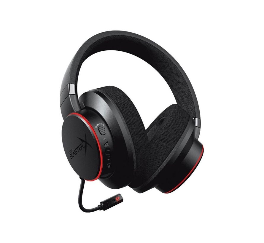 Creative Sound BlasterX H6 | Bedrade Over-ear Gaming Headset | USB-A & 3.5mm | Zwart & RGB