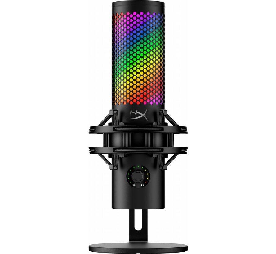 QuadCast S | USB Microfoon | RGB Verlichting | Tafelmicrofoon | Zwart