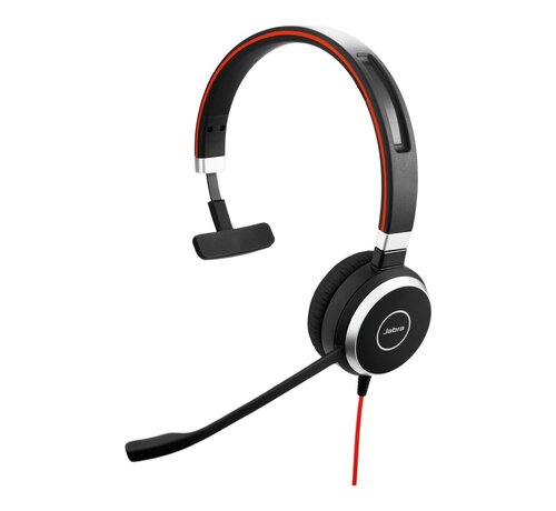 Jabra Evolve 40 MS | Mono Bedrade On-Ear Headset | Zwart
