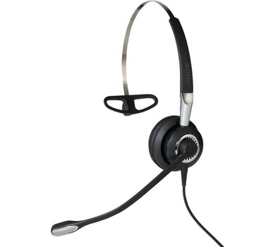 Jabra BIZ 2400 II 3in1 WB Unify | Bedrade On-ear Mono Headset | QD Aansluiting | Zwart/Zilver