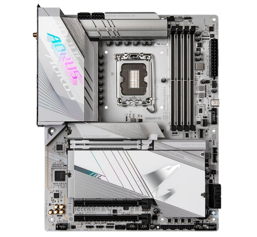 Z790 AORUS PRO X | Socket LGA 1700 | Intel Z790 | 4xDDR5 | ATX | Moederbord