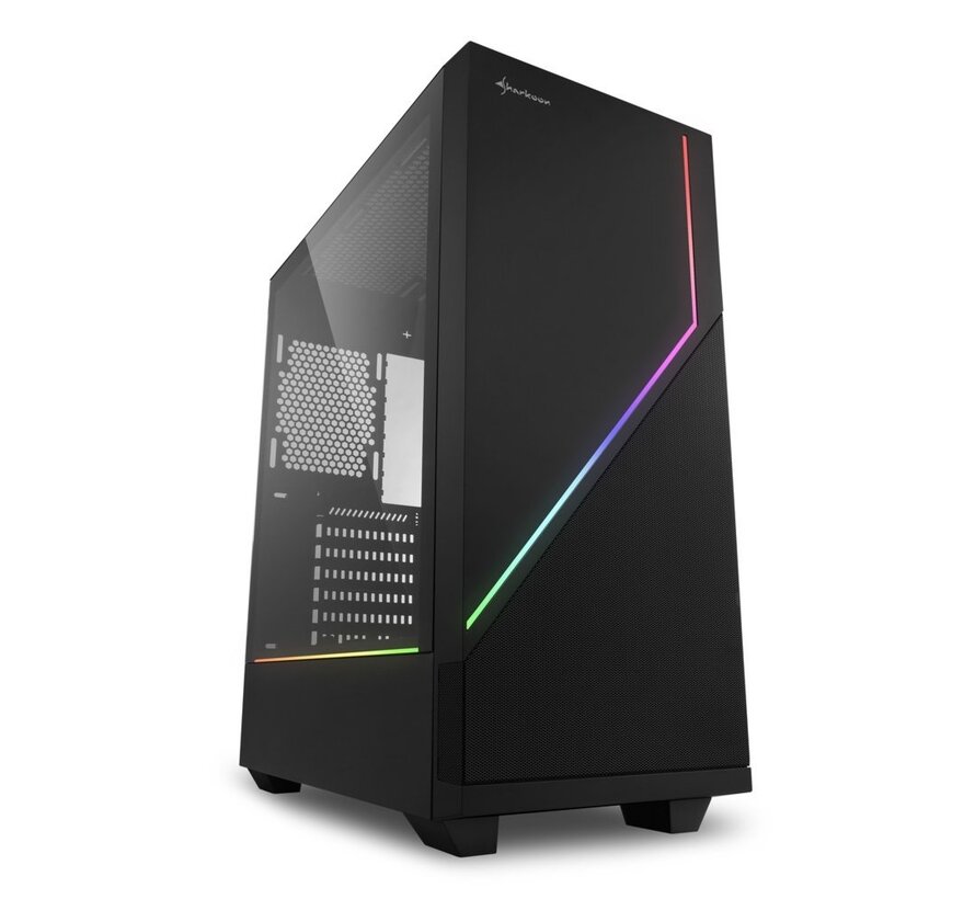 RGB Flow | Midi Tower Case | Zwart