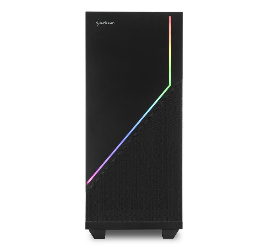 RGB Flow | Midi Tower Case | Zwart