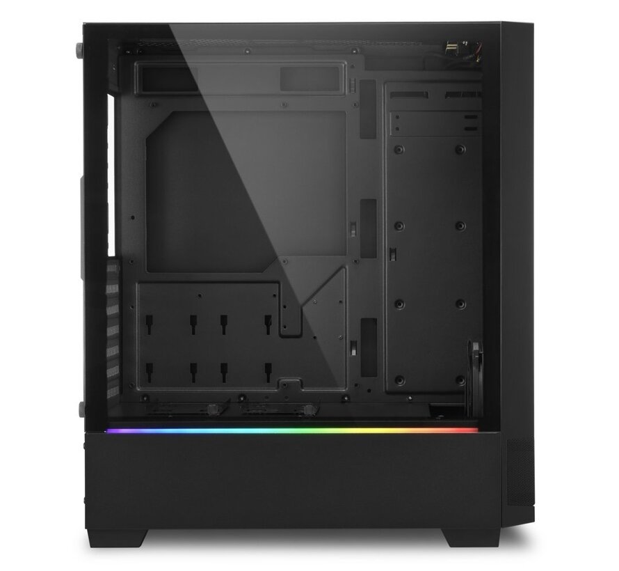 RGB Flow | Midi Tower Case | Zwart