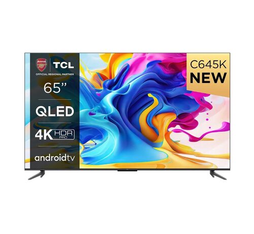 TCL 65C645 | 65'' Ultra HD 4K | QLED Smart TV | Wifi | Google TV | HDR10+ | 60Hz