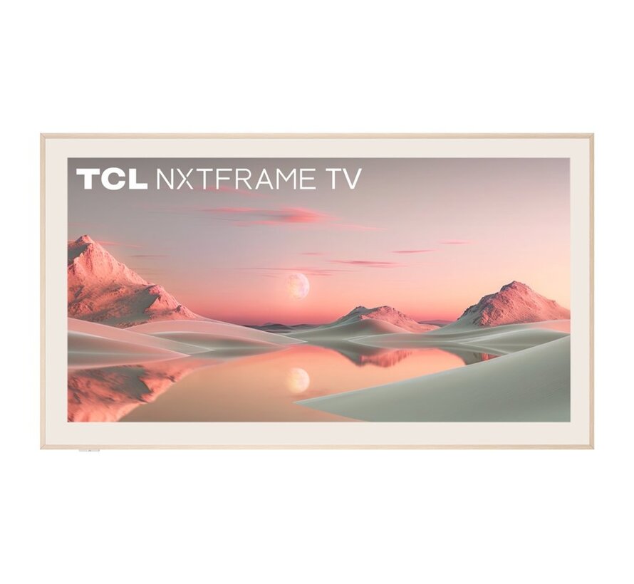 NXTFRAME 55A300W Wit 55" | Ultra HD 4K QLED Smart TV | Google TV + Wi-Fi | Dolby Vision | Slim Design met NXTFRAME | 120Hz
