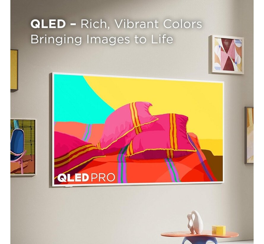 NXTFRAME 55A300W Wit 55" | Ultra HD 4K QLED Smart TV | Google TV + Wi-Fi | Dolby Vision | Slim Design met NXTFRAME | 120Hz