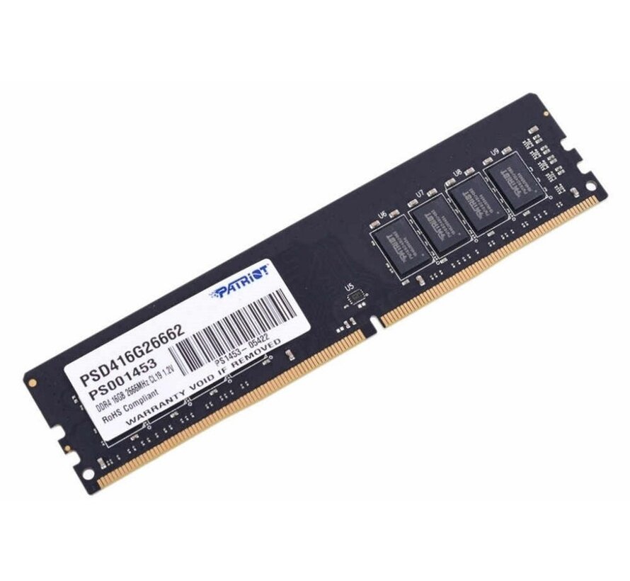 Signature | 1x16GB DDR4 | 2666MHz | DIMM | CL19 | Geheugenmodule | RAM | OPEN BOX (refurbished)