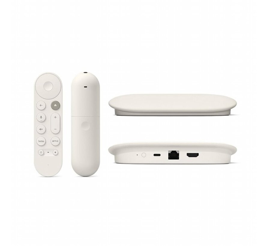 TV Streamer Wit 4K | 32GB Opslag | Bluetooth + Wifi + Ethernet