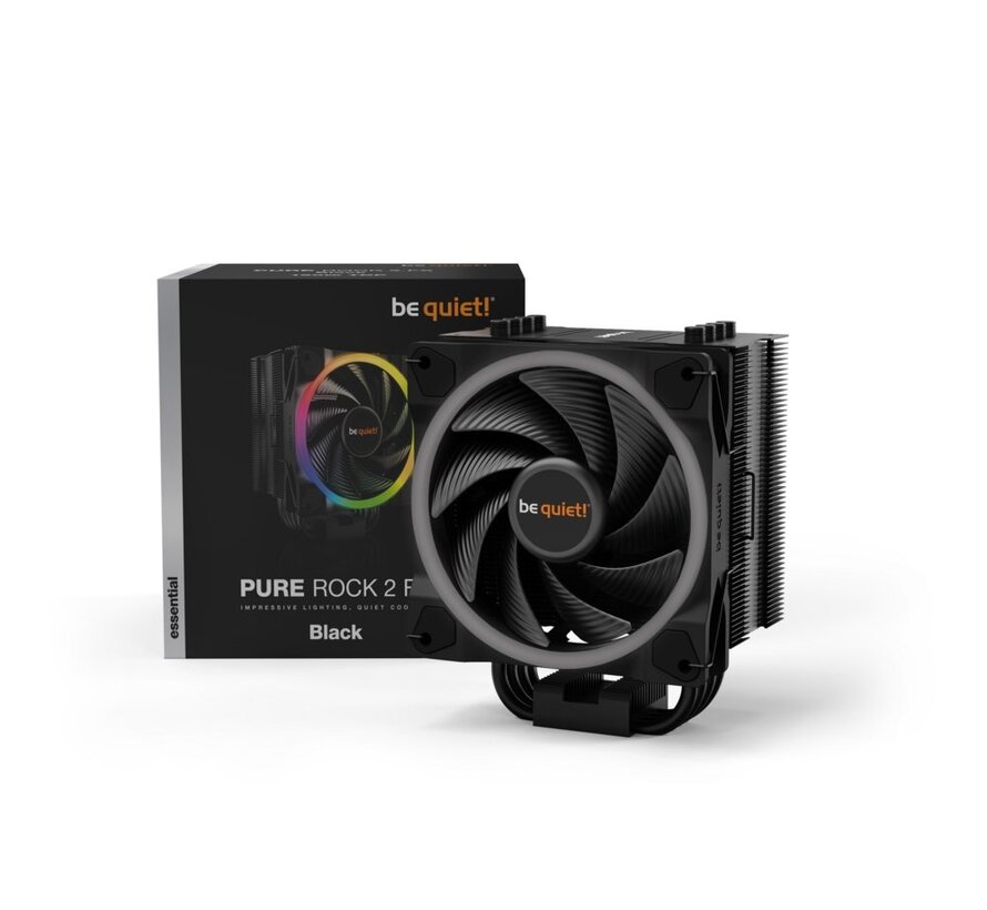 Pure Rock 2 FX RGB | 150W TDP | 155mm Hoogte | 120mm Fan | CPU Luchtkoeler
