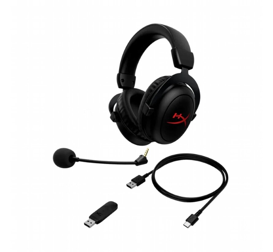 Cloud II Core | Draadloze Over-Ear Gaming Headset | USB-A Receiver & 3.5mm | Zwart