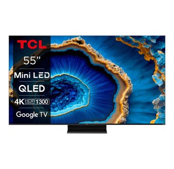 TCL 55C805 55" | Ultra HD QD-Mini LED Smart TV | Google TV + Wifi | Dolby Vision IQ & HDR10+ | Game Master Pro 2.0 | 144Hz