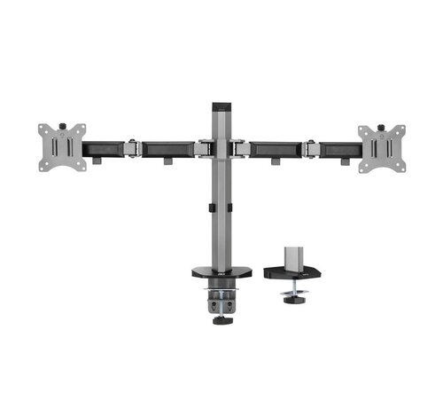 ACT AC8336 flat panel bureau steun 81,3 cm (32") Klem/doorvoer Zilver